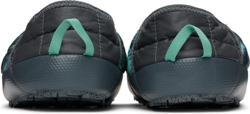 The North Face Green  Gray Thermoball Traction V Slippers