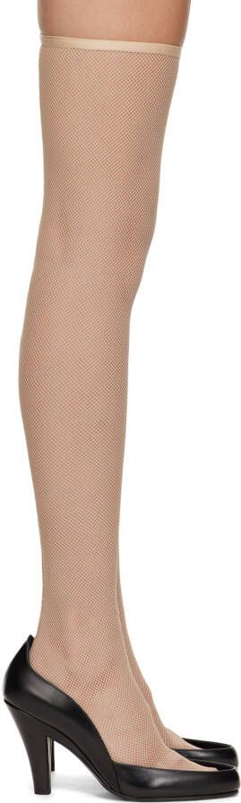 The Row Black  Beige Sock Pump Heels - Picture 5