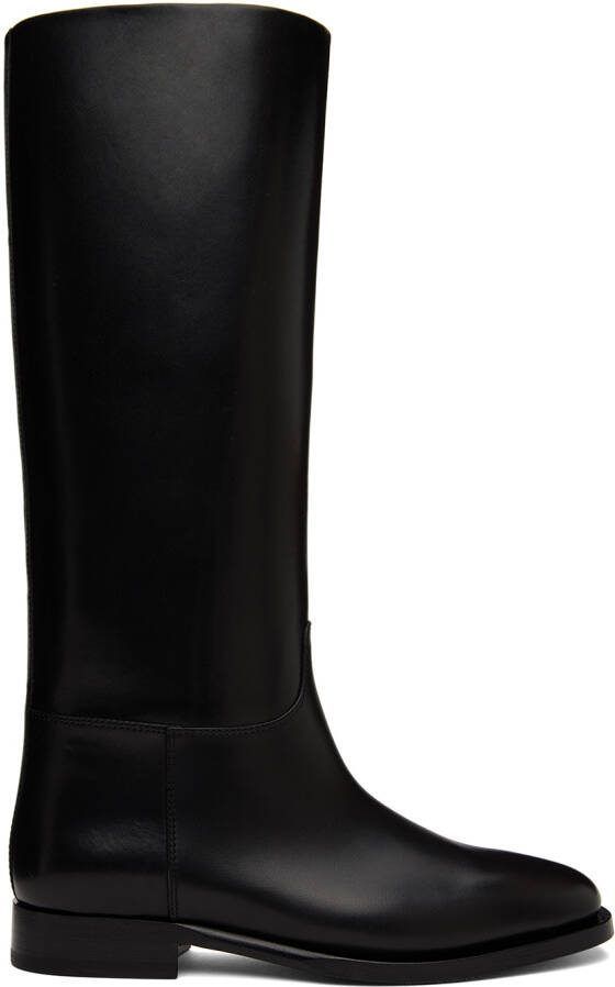 The Row Black Grunge Boots - Picture 5