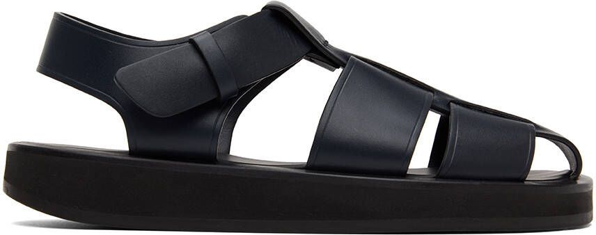 The Row Navy Fisherman Flat Sandal - Picture 5