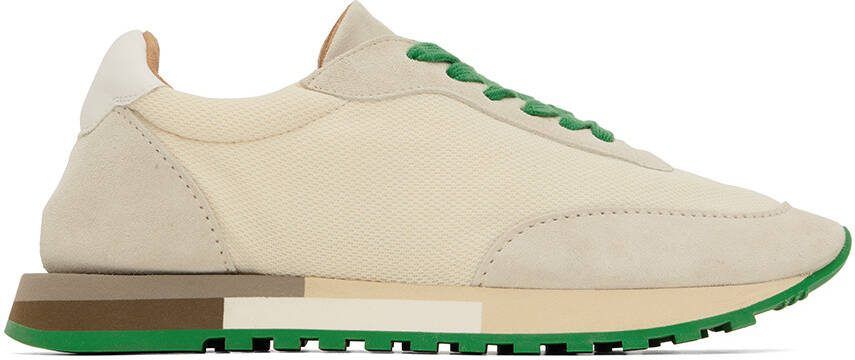 The Row Off-White  Green Owen Sneakers - Picture 5