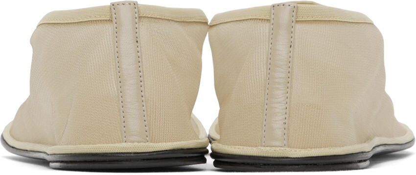 The Row Beige Sock Slippers