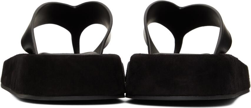 The Row Black Ginza Sandals - Picture 2
