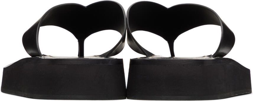The Row Black Ginza Sandals - Picture 2