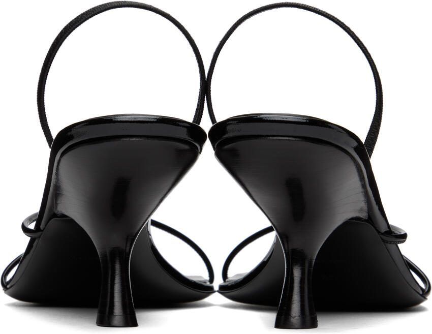 The Row Black Rai Sandals