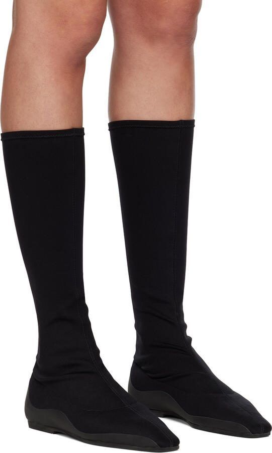 The Row Black Tech Boots