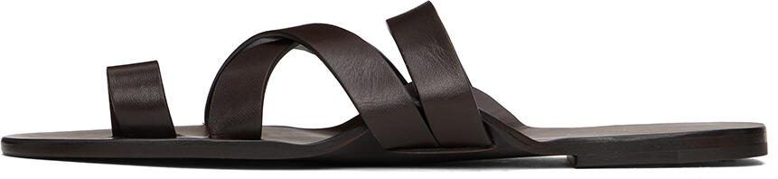 The Row Brown Kris Sandals - Picture 3