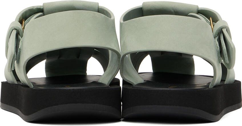 The Row Kids Gray Fisherman Sandals