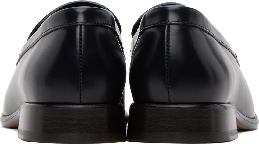 The Row Navy Mensy Loafers