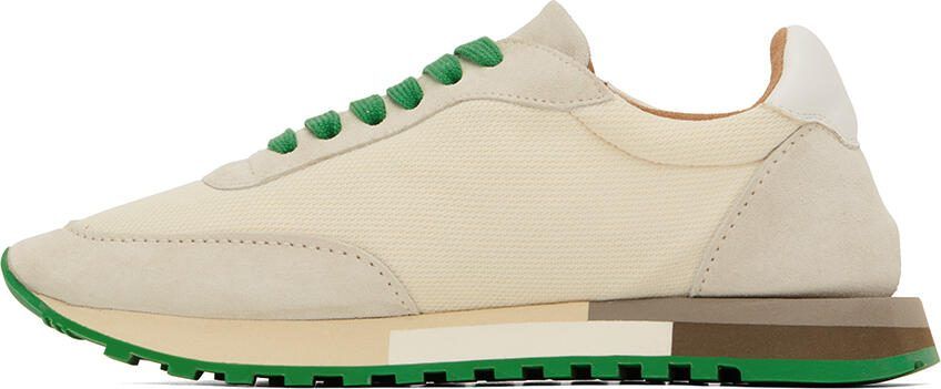 The Row Off-White  Green Owen Sneakers - Picture 3