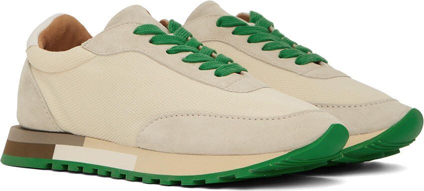 The Row Off-White  Green Owen Sneakers - Picture 2