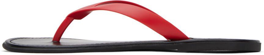 The Row Red  Black Beach Sandals - Picture 4