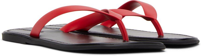 The Row Red  Black Beach Sandals - Picture 3