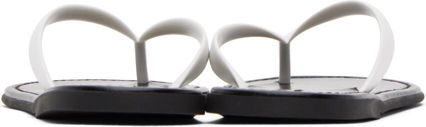 The Row White  Black Beach Sandals - Picture 2