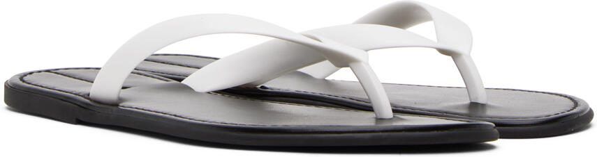 The Row White  Black Beach Sandals - Picture 3