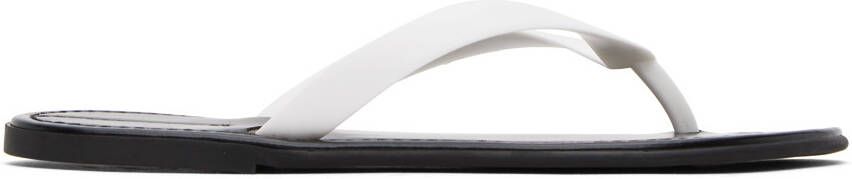 The Row White  Black Beach Sandals - Picture 5