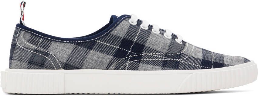 Thom Browne Gray Heritage Sneakers - Picture 5
