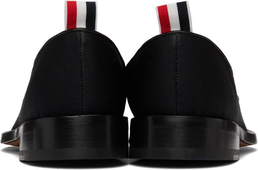 Thom Browne Black Varsity Penny Loafers