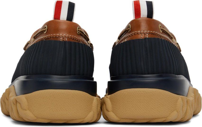 Thom Browne Brown  Blue Duck Boat Shoe - Picture 2