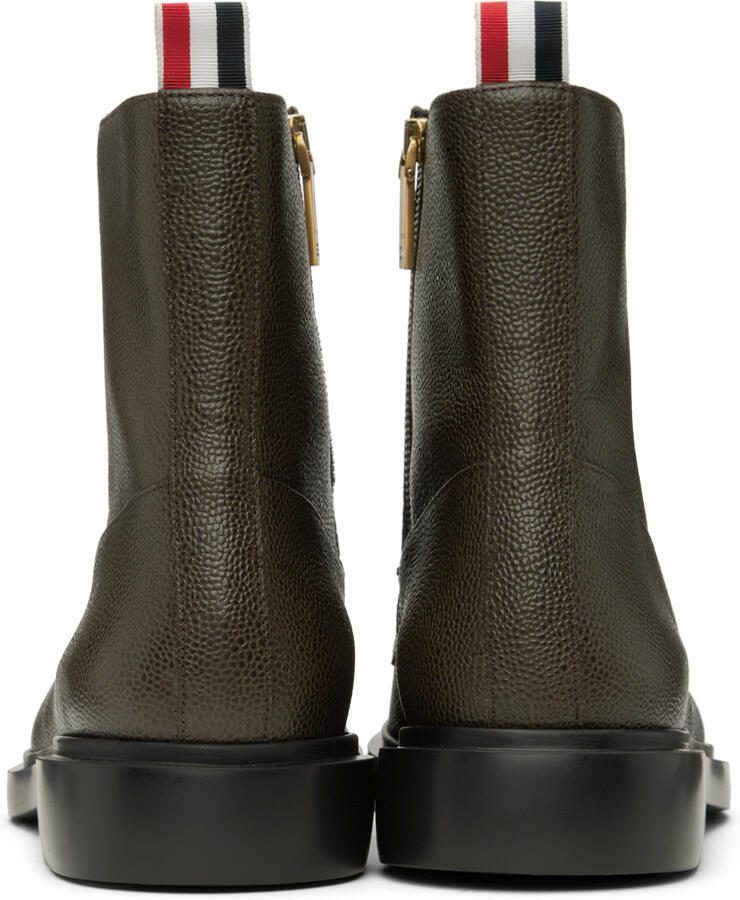 Thom Browne Brown Penny Loafer Boots