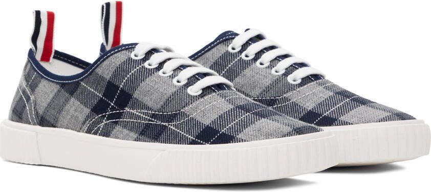 Thom Browne Gray Heritage Sneakers - Picture 2