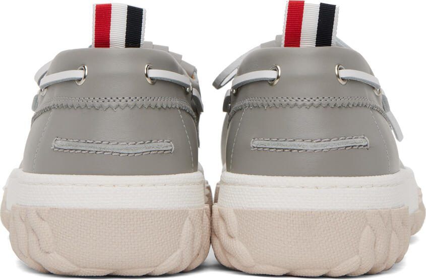 Thom Browne Gray Kilted Loafers