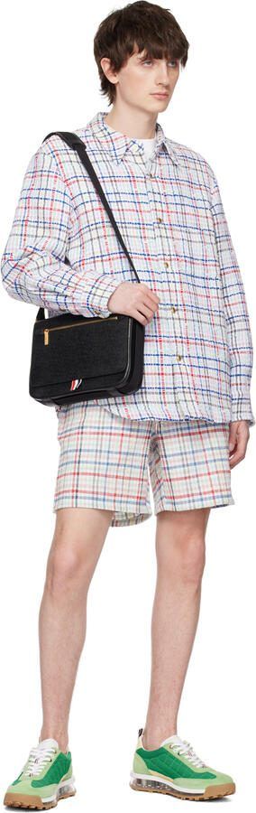 Thom Browne Green Quilted Tech Runner Sneakers - Picture 4