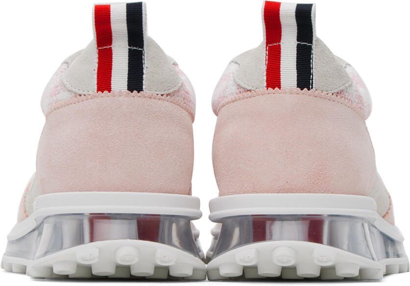 Thom Browne Pink  White Tech Sneakers