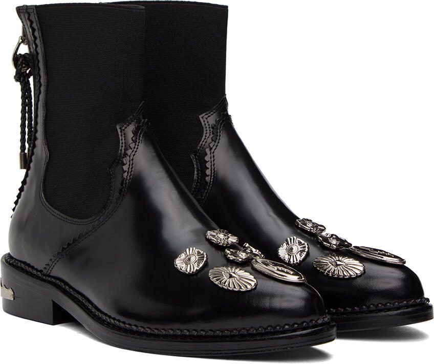 Toga Pulla Black Hardware Boots - Picture 2