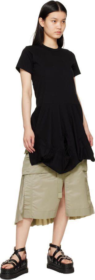 Toga Pulla Black Pin-Buckle Platform Sandals - Picture 4