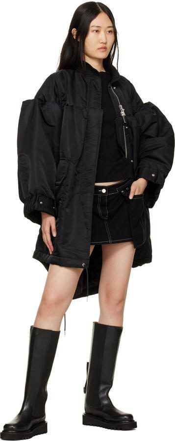 Toga Pulla Black Platform Tall Boots - Picture 4