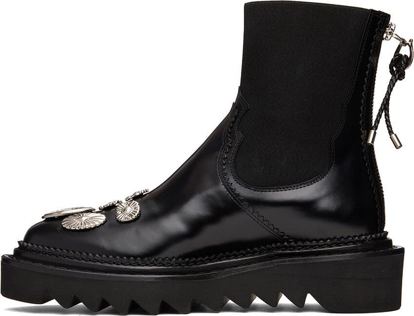 Toga Pulla Black Side Gore Metal Boots - Picture 3