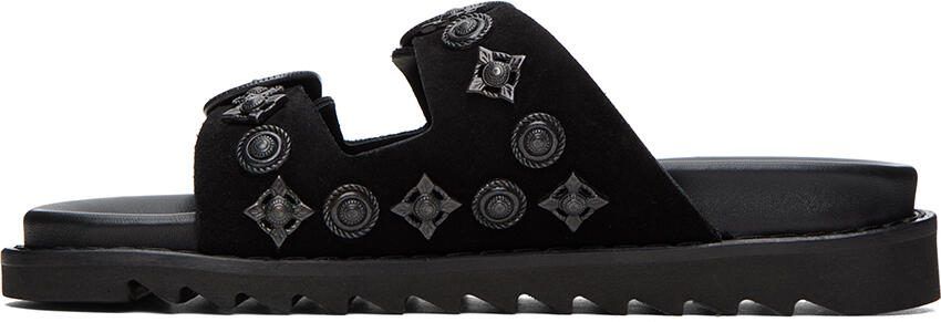 Toga Pulla SSENSE Exclusive Black Buckle Sandals - Picture 4