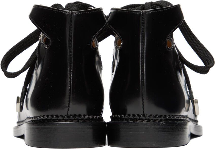 Toga Pulla SSENSE Exclusive Black Lace-Up Shoes