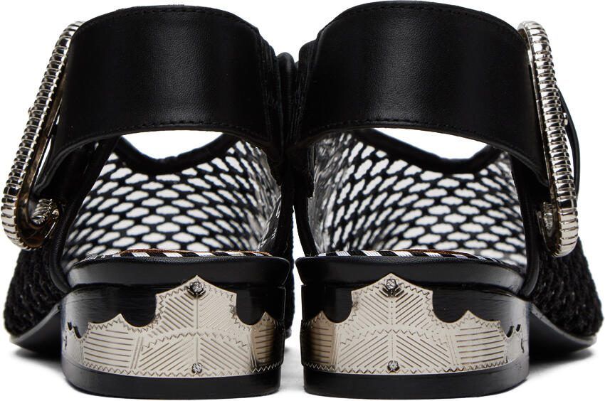 Toga Pulla SSENSE Exclusive Black Pin-Buckle Loafers