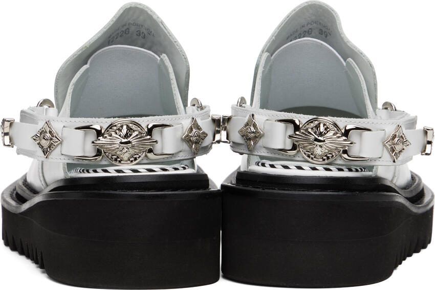 Toga Pulla White Hardware Loafers