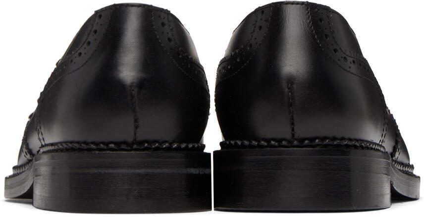 Toga Virilis Black Leather Oxfords