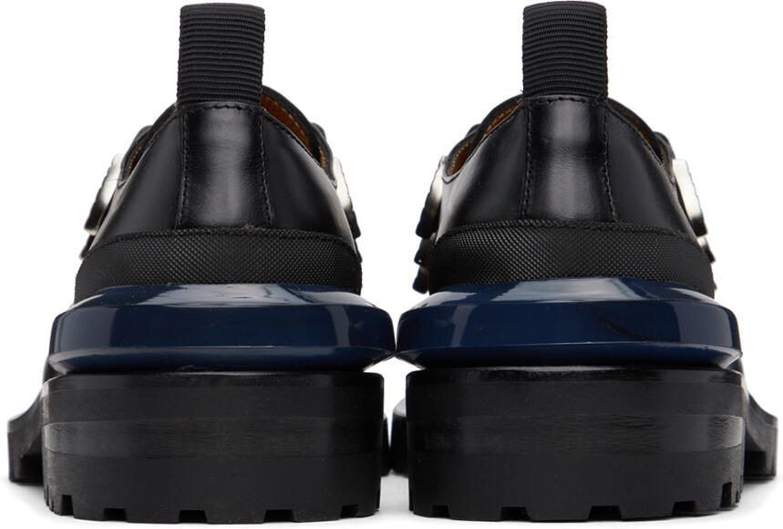 Toga Virilis Black Leather Oxfords