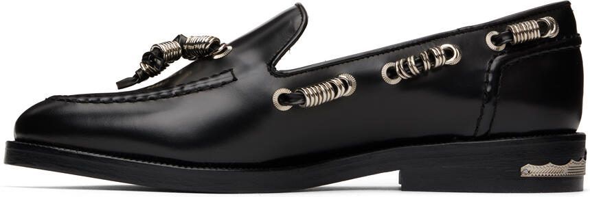 Toga Virilis Black Serrated Derbys - Picture 10