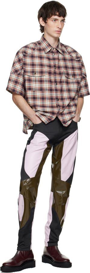 Toga Virilis Burgundy Side Gore Zip Boots - Picture 4