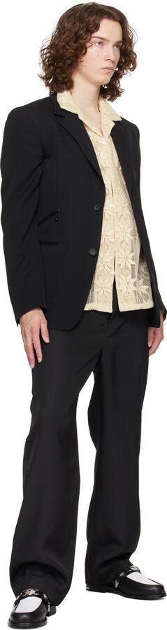Toga Virilis SSENSE Exclusive Black  White Hard Loafers - Picture 2