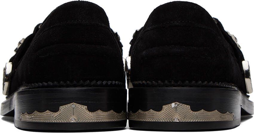 Toga Virilis SSENSE Exclusive Black Hardware Loafers