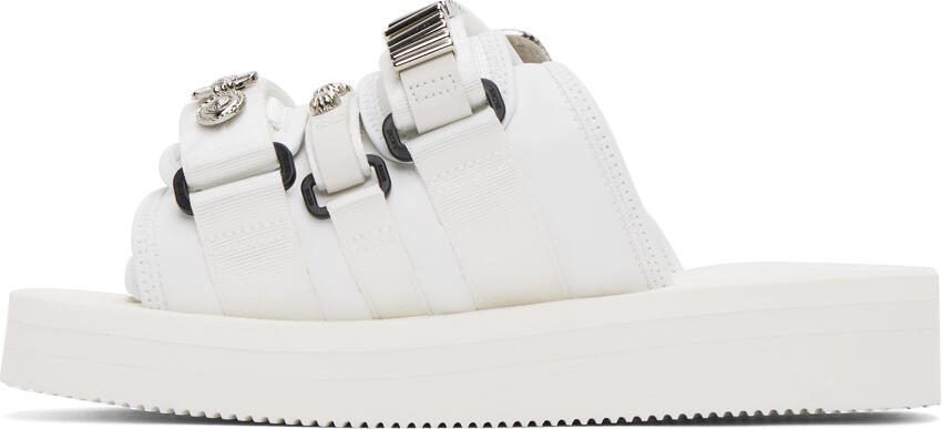 Toga Virilis White Suicoke Edition Moto Sandals - Picture 3