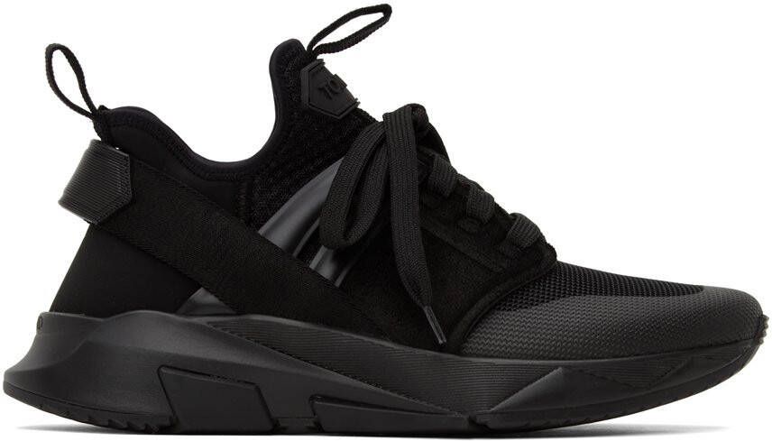TOM FORD Black Jago Sneakers - Picture 5