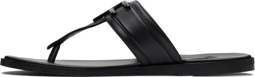 TOM FORD Black Brighton Sanfals - Picture 3