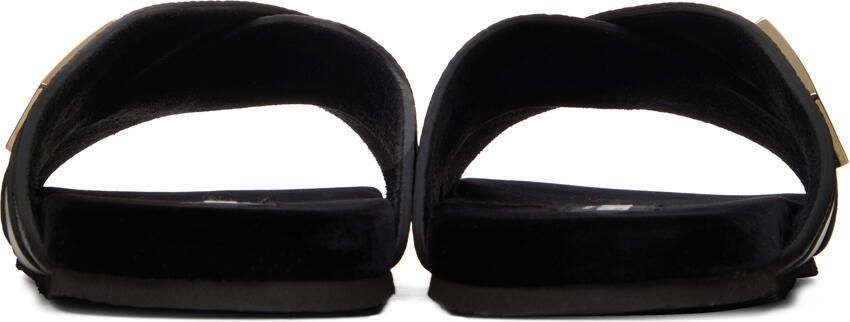 TOM FORD Black Butterfly Sandals - Picture 2