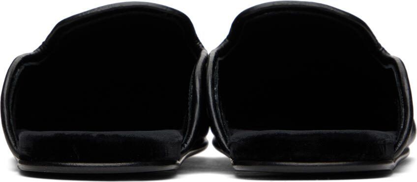 TOM FORD Black Leather Loafers