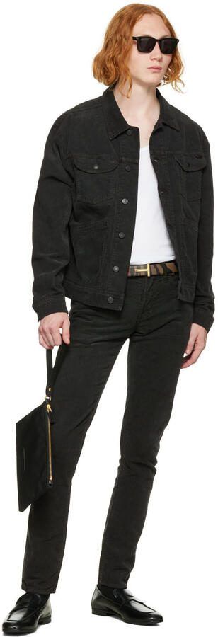 TOM FORD Black Sean Loafers - Picture 3