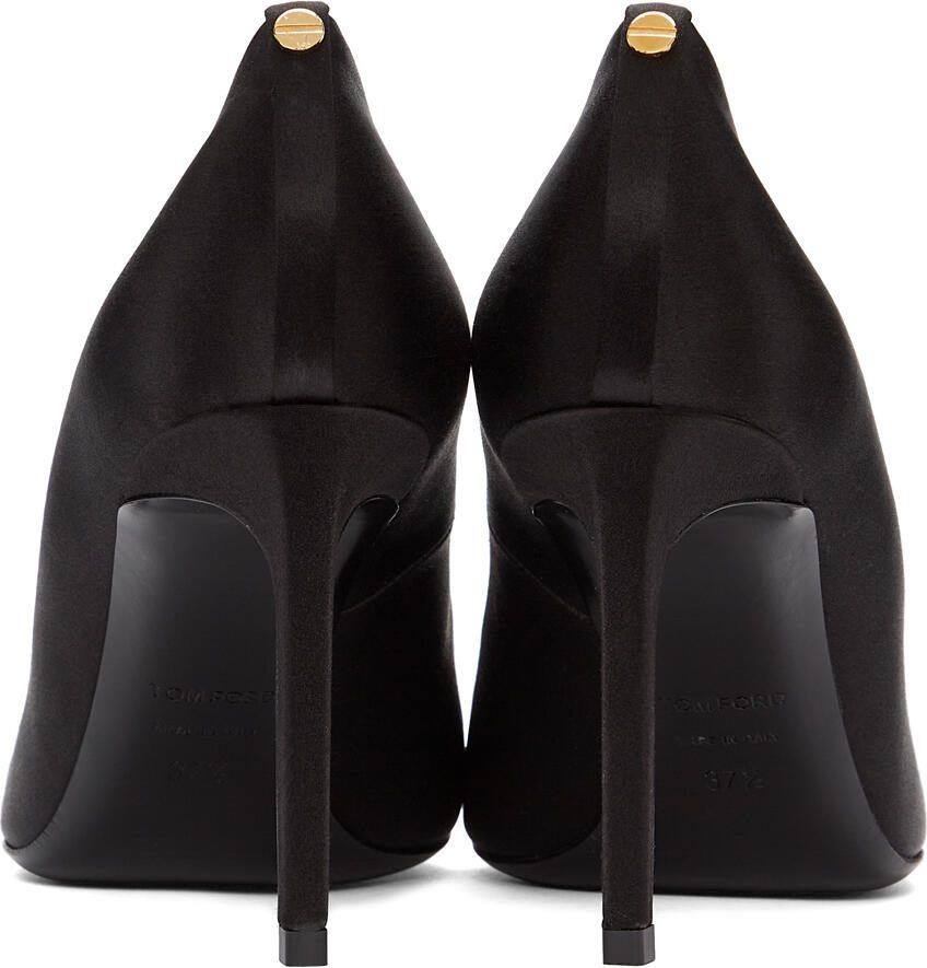 TOM FORD Black T Screw Pumps
