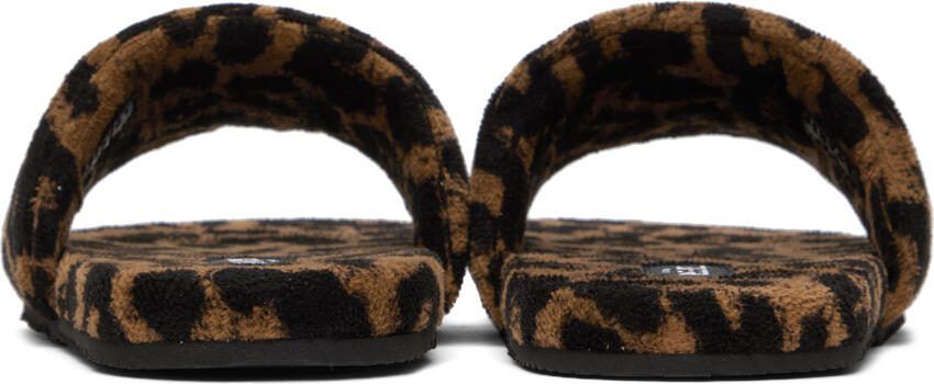 TOM FORD Brown  Black Harrison Slippers